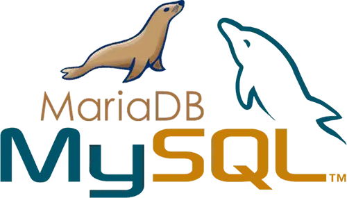 Logo de MariaDB y MySQL