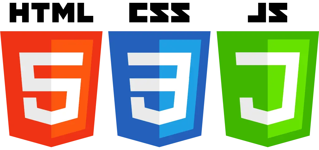 Logo de HTML5, CSS3 y JS